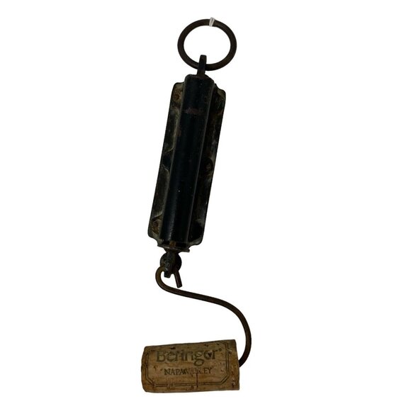 Hughes's Pocket Balance brass scale 0-25 markings patent hanging loop riveted 7" - Picture 5 of 5